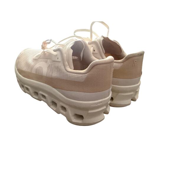 EUC On Cloudmonster Void women’s running shoes sz 10 color dew/ ivory - Picture 6 of 13